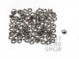 Dark Silver 4 Prong Domed Round Studs - 5mm
